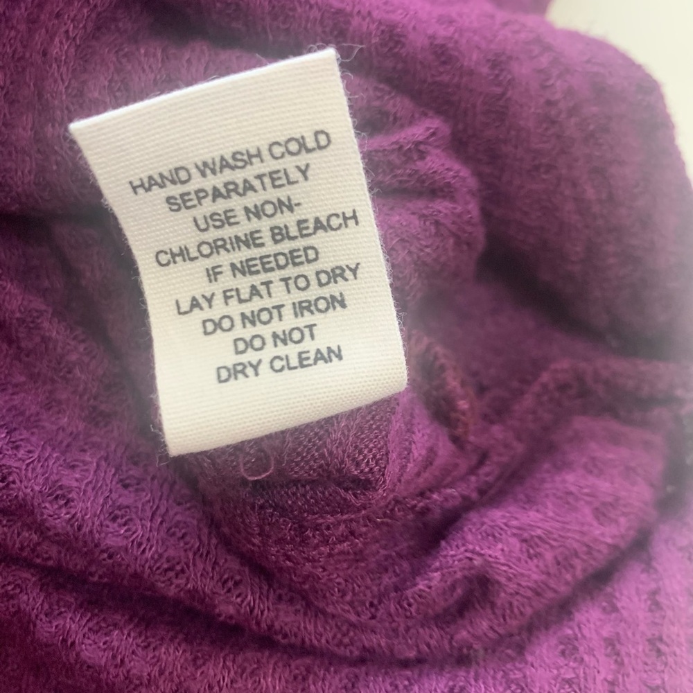 For The Republic Purple Long Sleeve Top - Picture 4 of 8